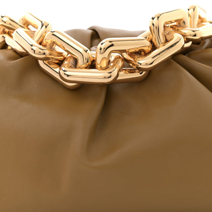 Bottega Veneta Calfskin The Pouch Chain Cammello 8 of 10