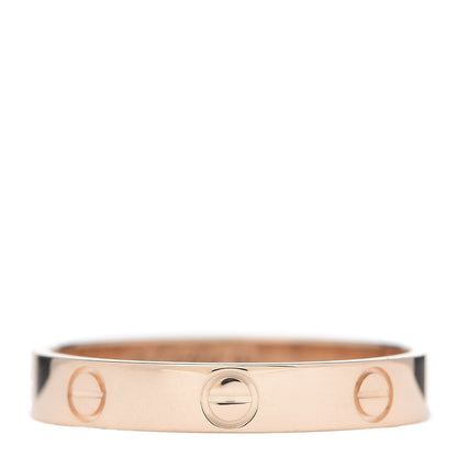 Cartier 18K Pink Gold 3.5mm LOVE Wedding Band Ring 60 9 1 of 5