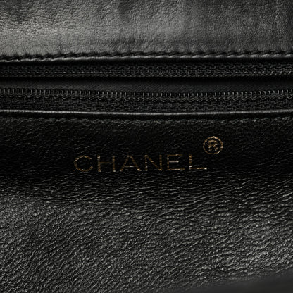 Chanel Lambskin Quilted CC Flap Shoulder Bag Black 6 of 12