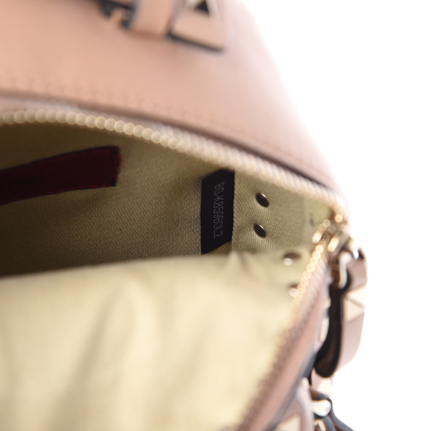 Valentino Garavani Calfskin Mini Rockstud Backpack Alpaca 9 of 23