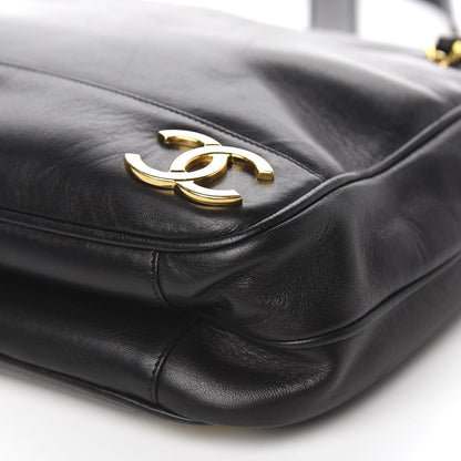 Chanel Lambskin CC Shoulder Bag Black 13 of 14