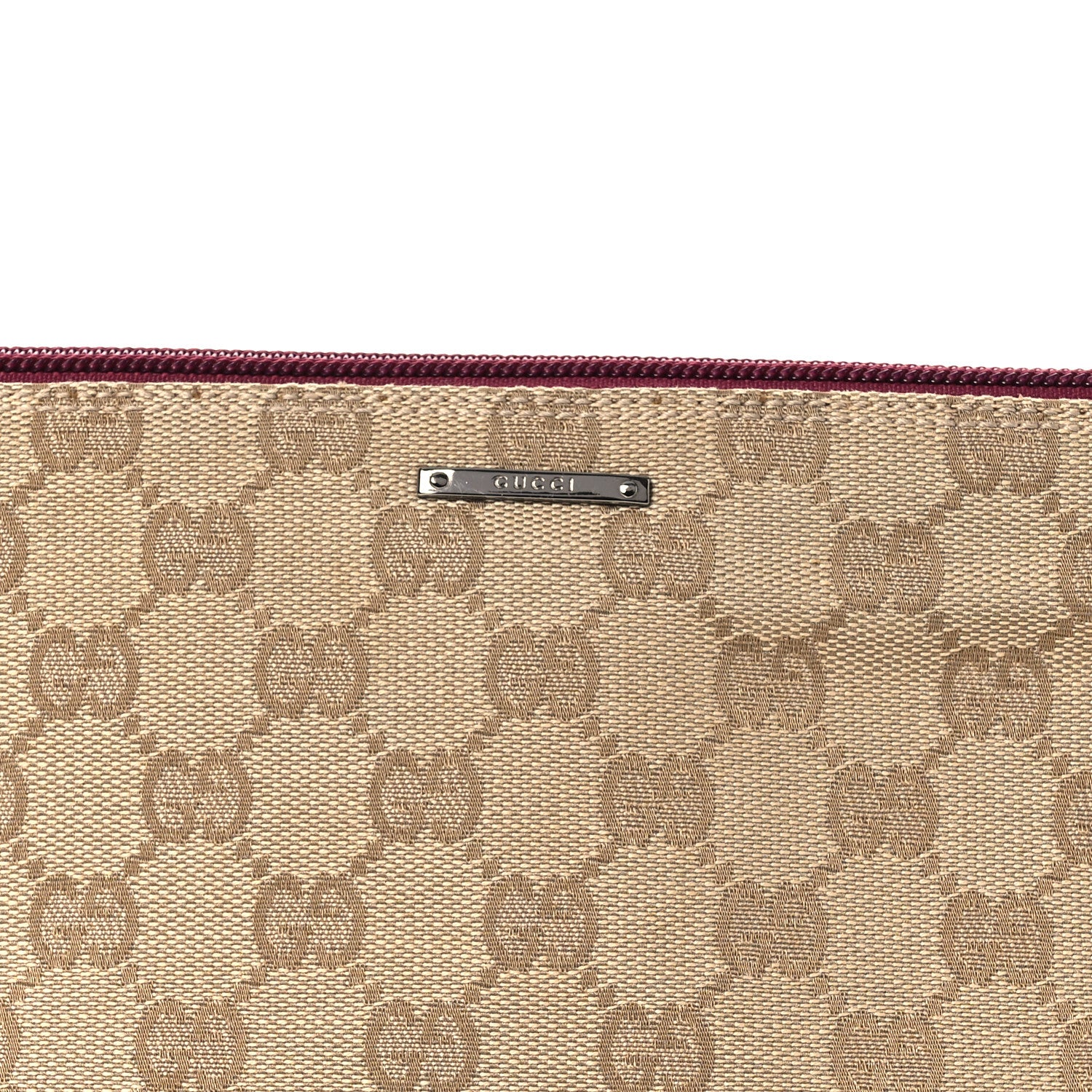 Gucci Monogram Boat Pochette Dark Pink 8 of 12