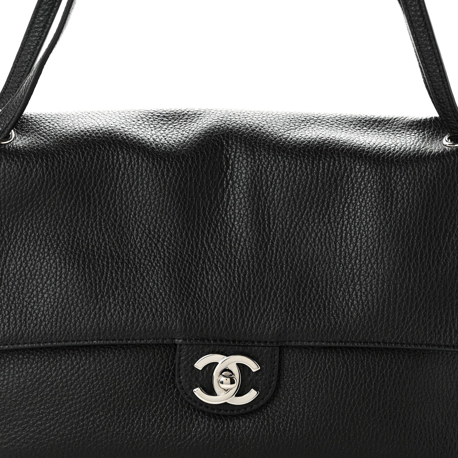 Chanel Grained Calfskin Small Souplissimo Maxi Flap Black 8 of 10