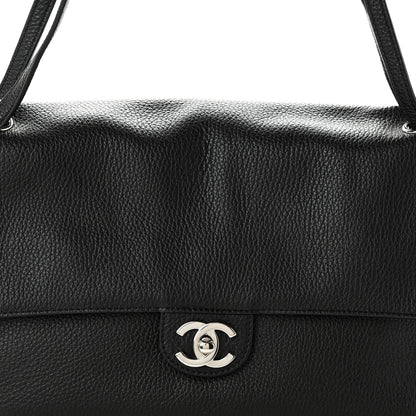 Chanel Grained Calfskin Small Souplissimo Maxi Flap Black 8 of 10