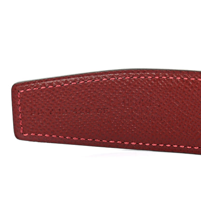 Hermes Epsom 32mm H Belt 90 Rose Mexico Rouge H 5 of 5