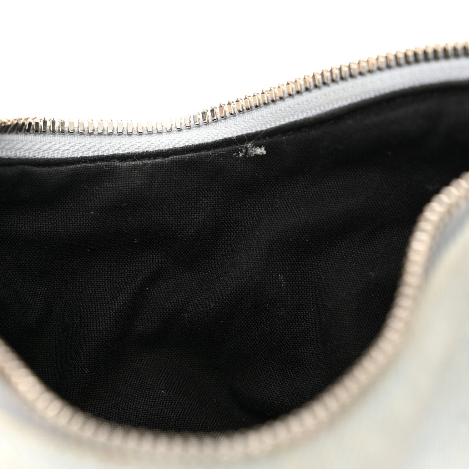 Balenciaga Washed Frayed Denim Crystal XS Le Cagole Shoulder Bag Pale Blue 13 of 16