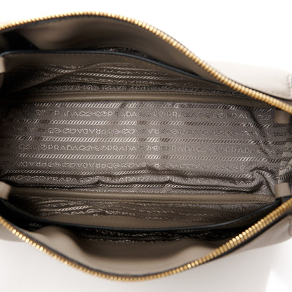 Prada Soft Calfskin Medium Darling Shoulder Bag Argilla 4 of 8
