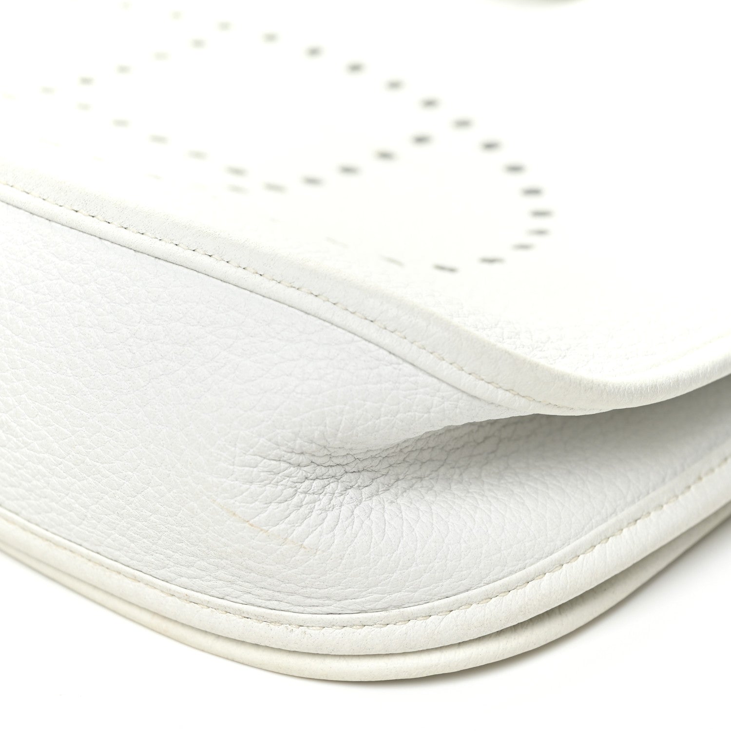 Hermes Taurillon Clemence Evelyne III PM White 8 of 13
