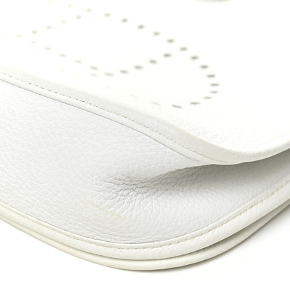 Hermes Taurillon Clemence Evelyne III PM White 8 of 13