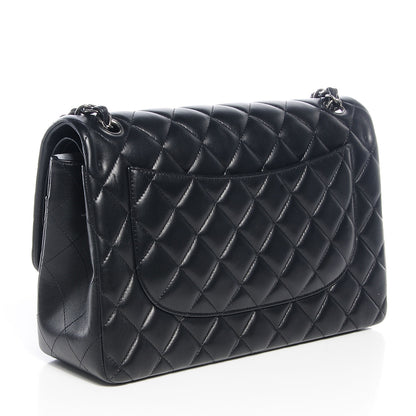 Chanel Lambskin Jumbo Double Flap Black 3 of 9