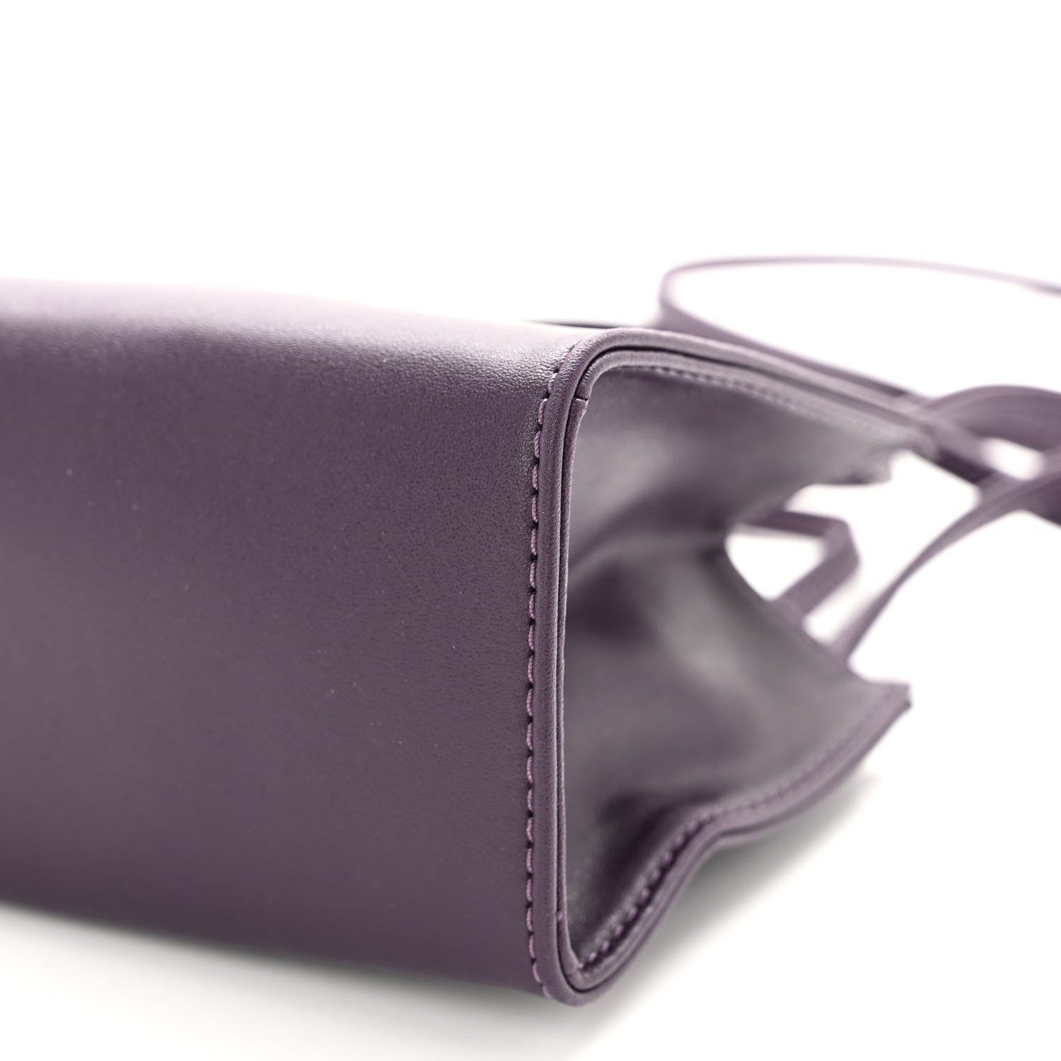 Telfar Vegan Leather Small Shopping Bag Eggplant 9 of 9