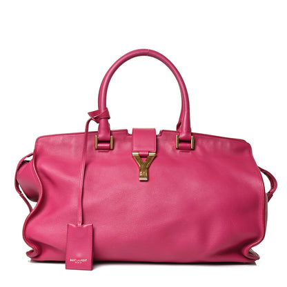 Saint Laurent Calfskin Medium Classic Y Cabas Fuchsia 1 of 34