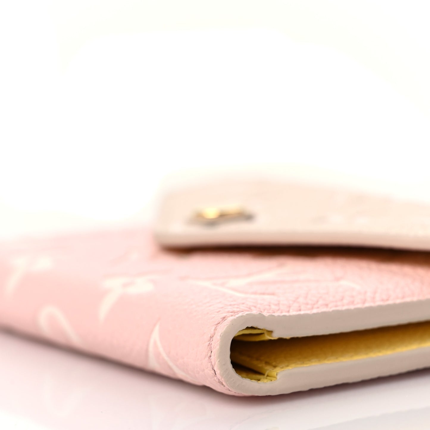 Empreinte Monogram Spring In The City Victorine Wallet Pink Beige Yellow