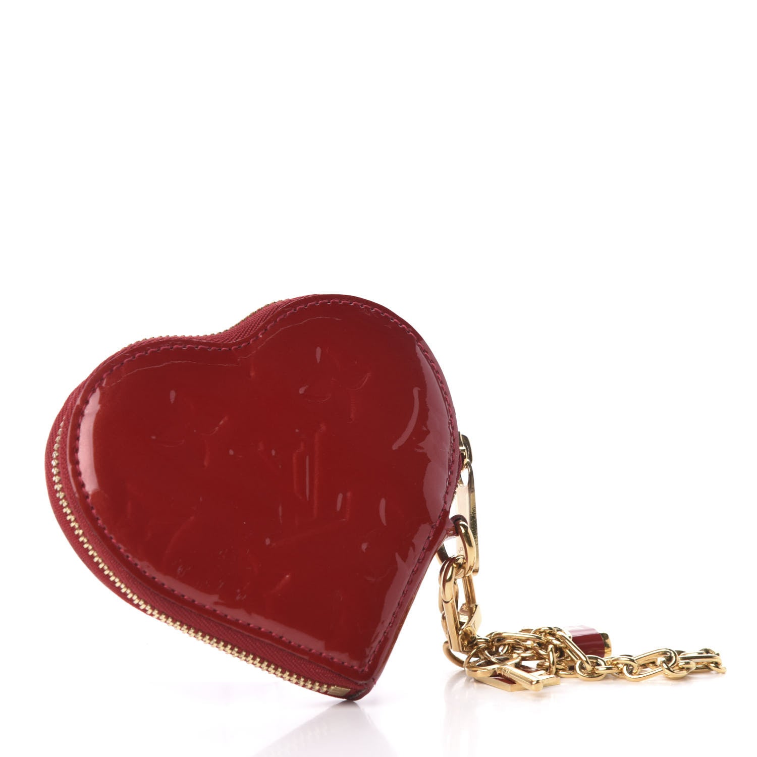 Louis Vuitton Vernis Coeur Heart Coin Purse Pomme D'Amour 3 of 7