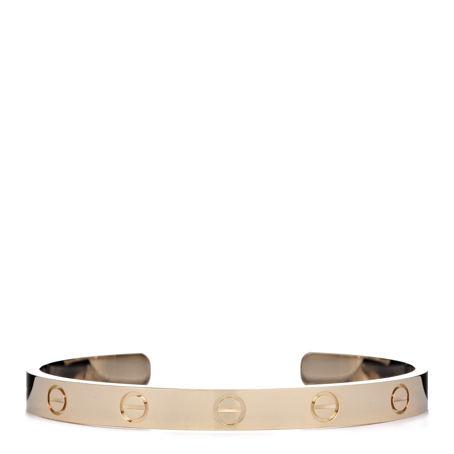 Cartier 18K Yellow Gold LOVE Cuff Bracelet 17 1 of 4