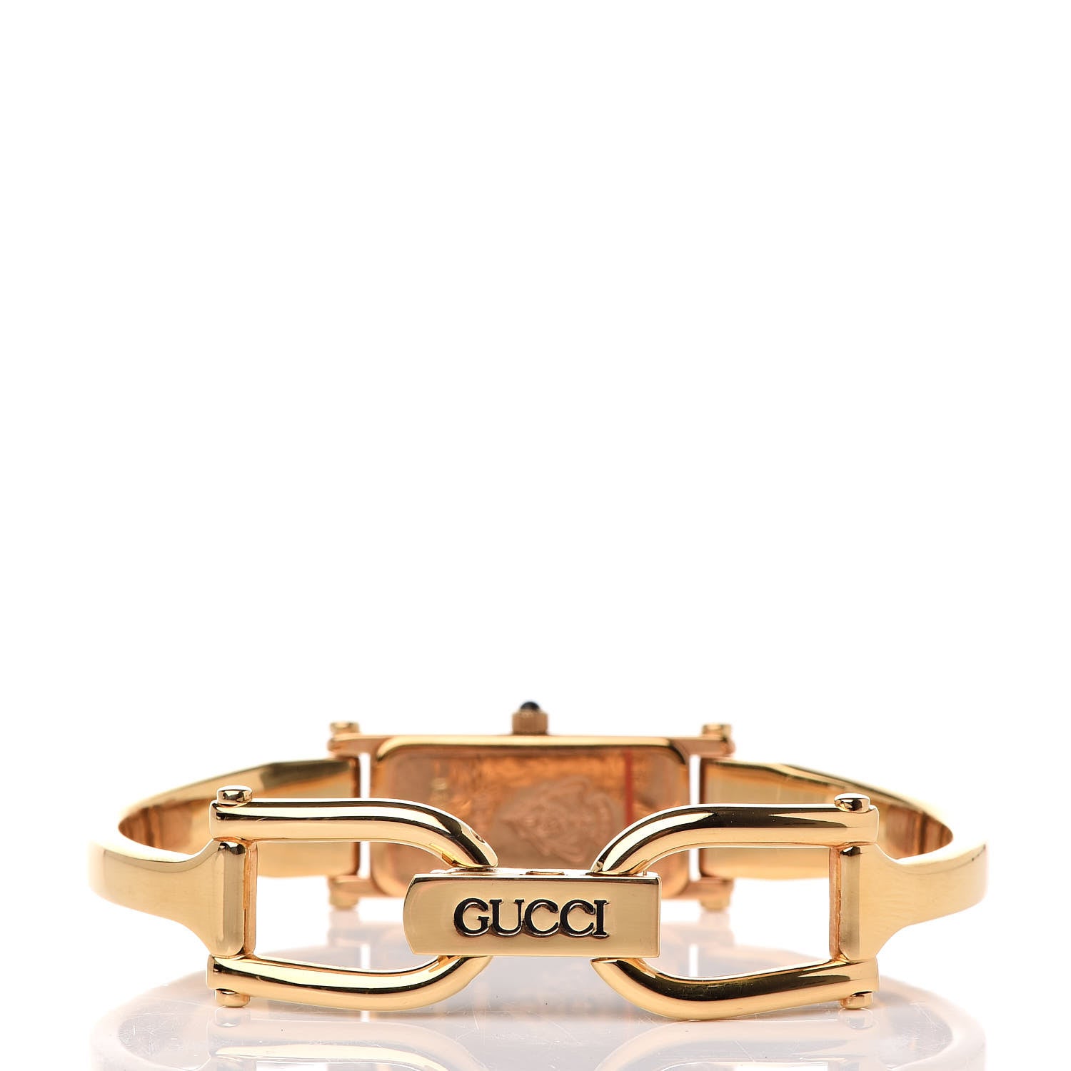 Gucci Stainless Steel 12mm 1500L Horsebit Quartz Watch Gold 5 of 7