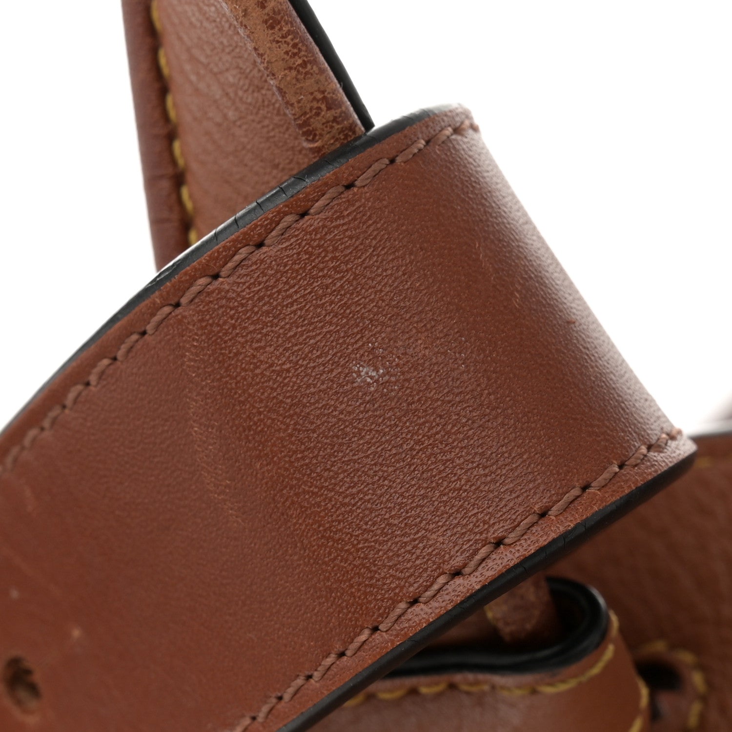 Loewe Calfskin Laced Hammock Shoulder Bag Tan 17 of 17