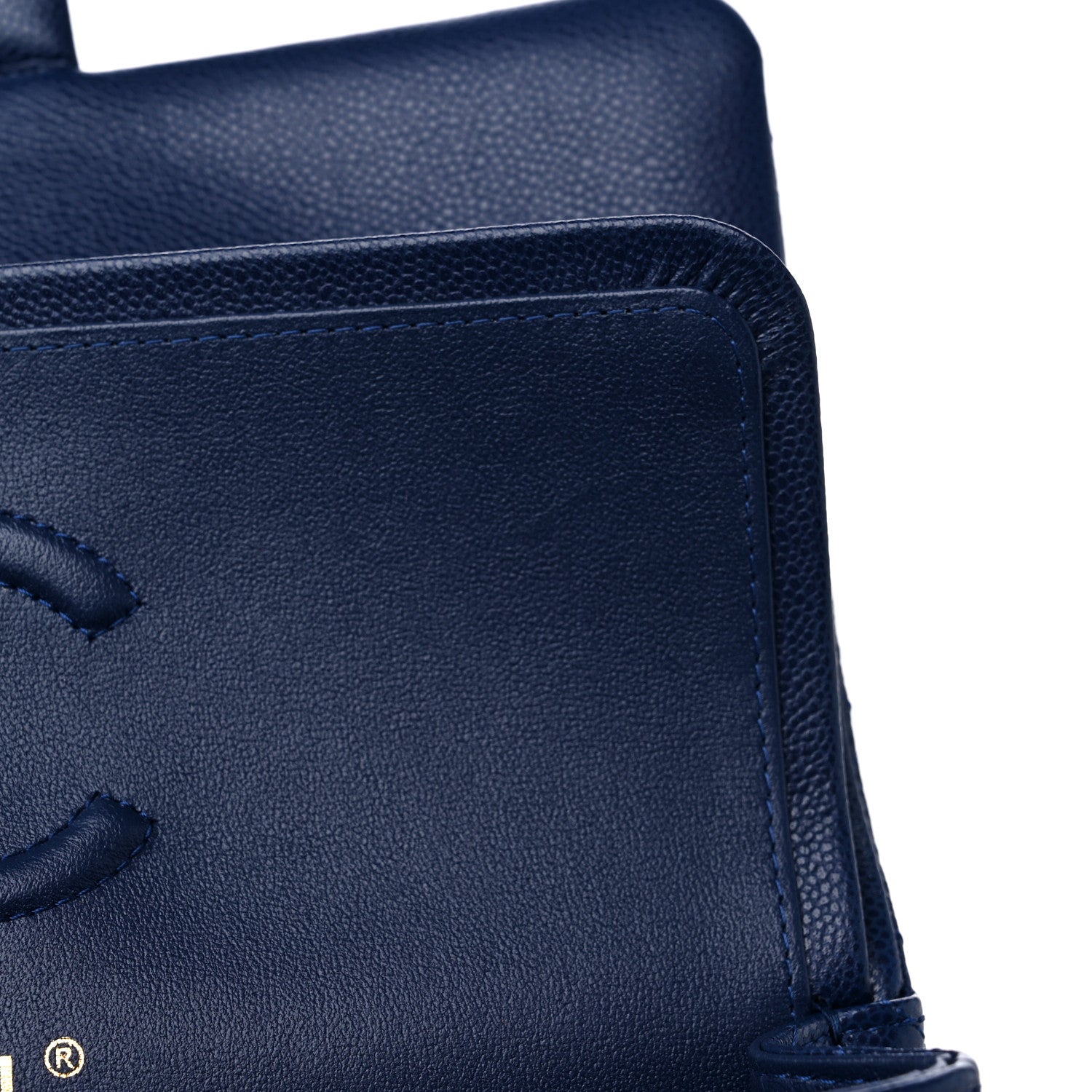 Chanel Caviar Quilted Small Double Flap Navy 12 of 13