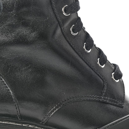 Louis Vuitton Calfskin Monogram Nylon LV Beaubourg Ankle Boots 39 Black 18 of 18