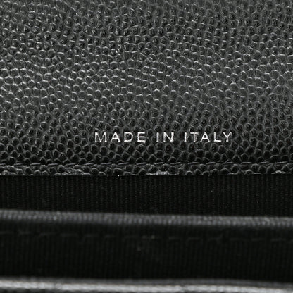 Chanel Caviar Quilted Pick Me Up Clutch With Chain Black 6 of 12