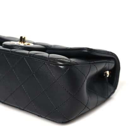 Chanel Lambskin Quilted Enamel Mini Rectangular Pearl Crush Flap Black 10 of 11
