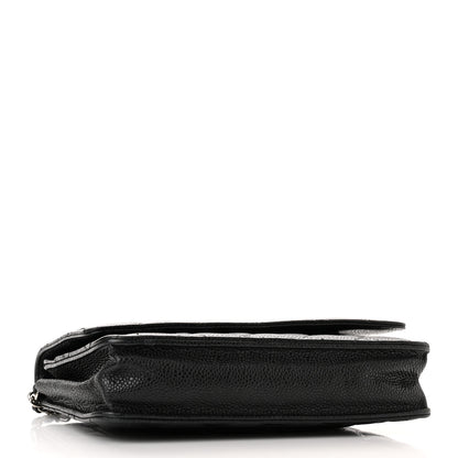Chanel Caviar Quilted Wallet on Chain WOC Black 4 of 13