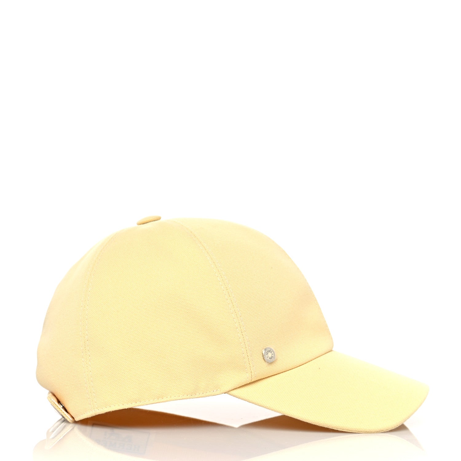 Hermes Cotton Canvas Tess Hat 58 Jaune Sable 4 of 7