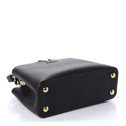 Louis Vuitton Taurillon Capucines BB Black 5 of 10