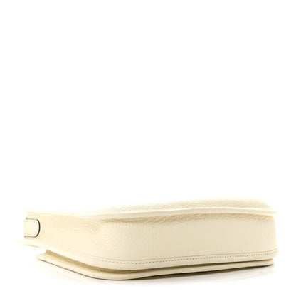 Hermes Taurillon Clemence Evelyne 23 Poche III Cream 4 of 11