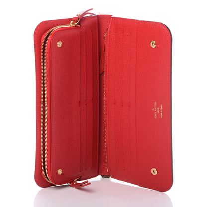 Louis Vuitton Damier Ebene Insolite Wallet Red 5 of 6