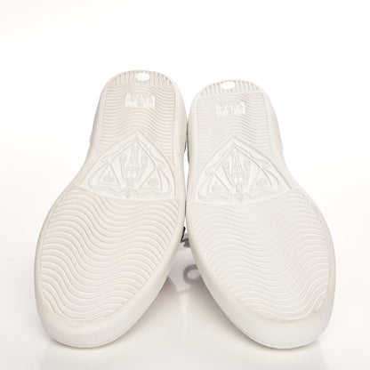 Gucci Calfskin Ayers Blind For Love Embroidered Womens Ace Sneakers 37 White 5 of 8