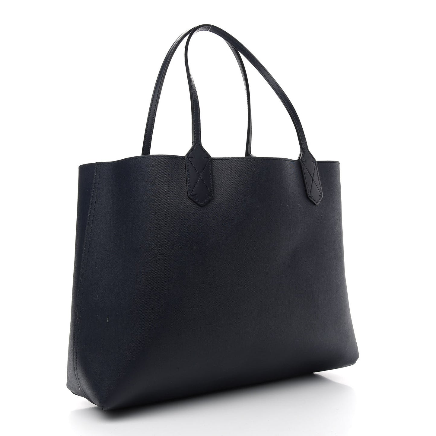 GG Supreme Monogram Blooms Medium Reversible Tote Beige Blue Navy