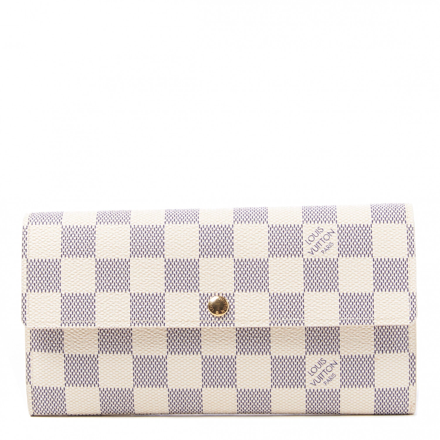 Louis Vuitton Damier Azur Sarah Wallet 1 of 8