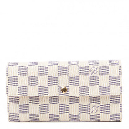 Louis Vuitton Damier Azur Sarah Wallet 1 of 8