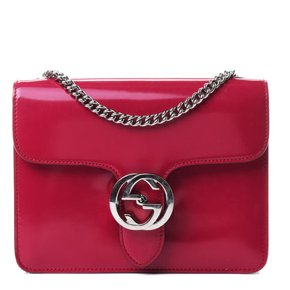Gucci Shade Lux Calfskin Small Interlocking G Shoulder Bag Petunia 1 of 4