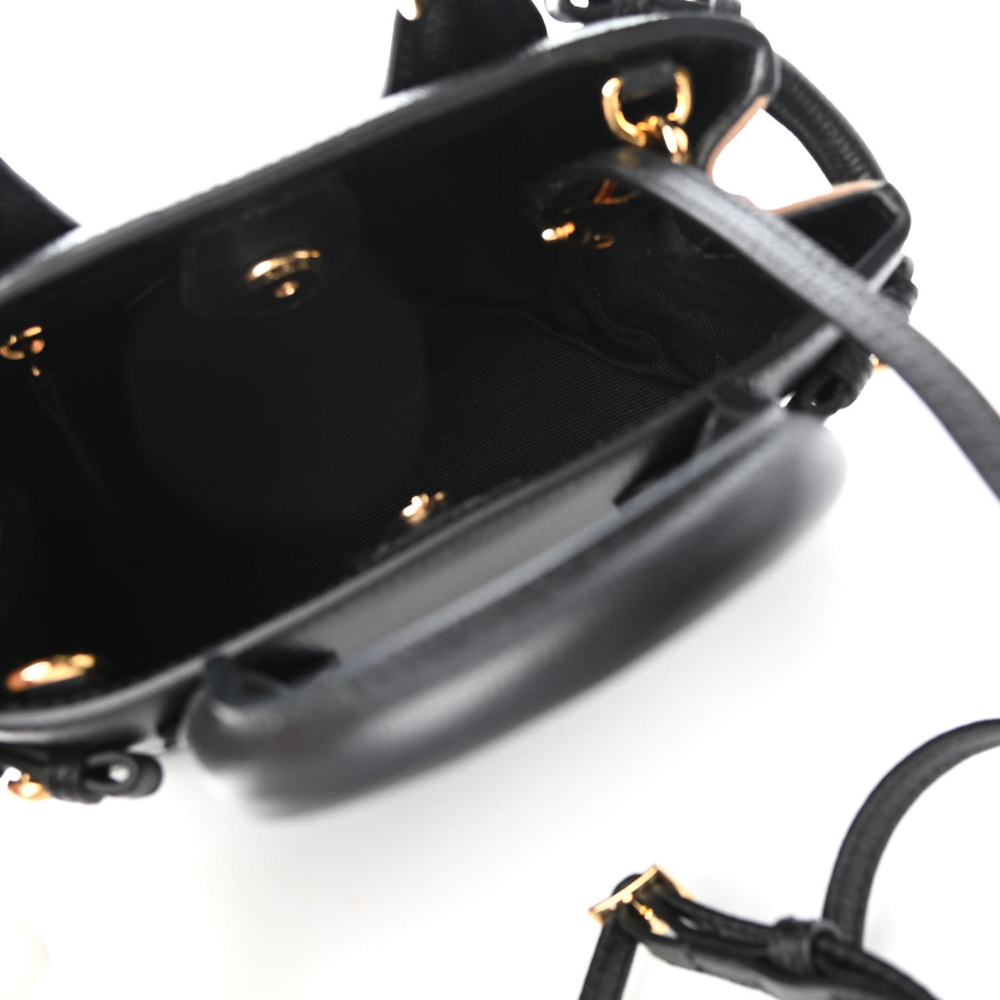 Derby Calfskin House Check Baby Banner Tote Black