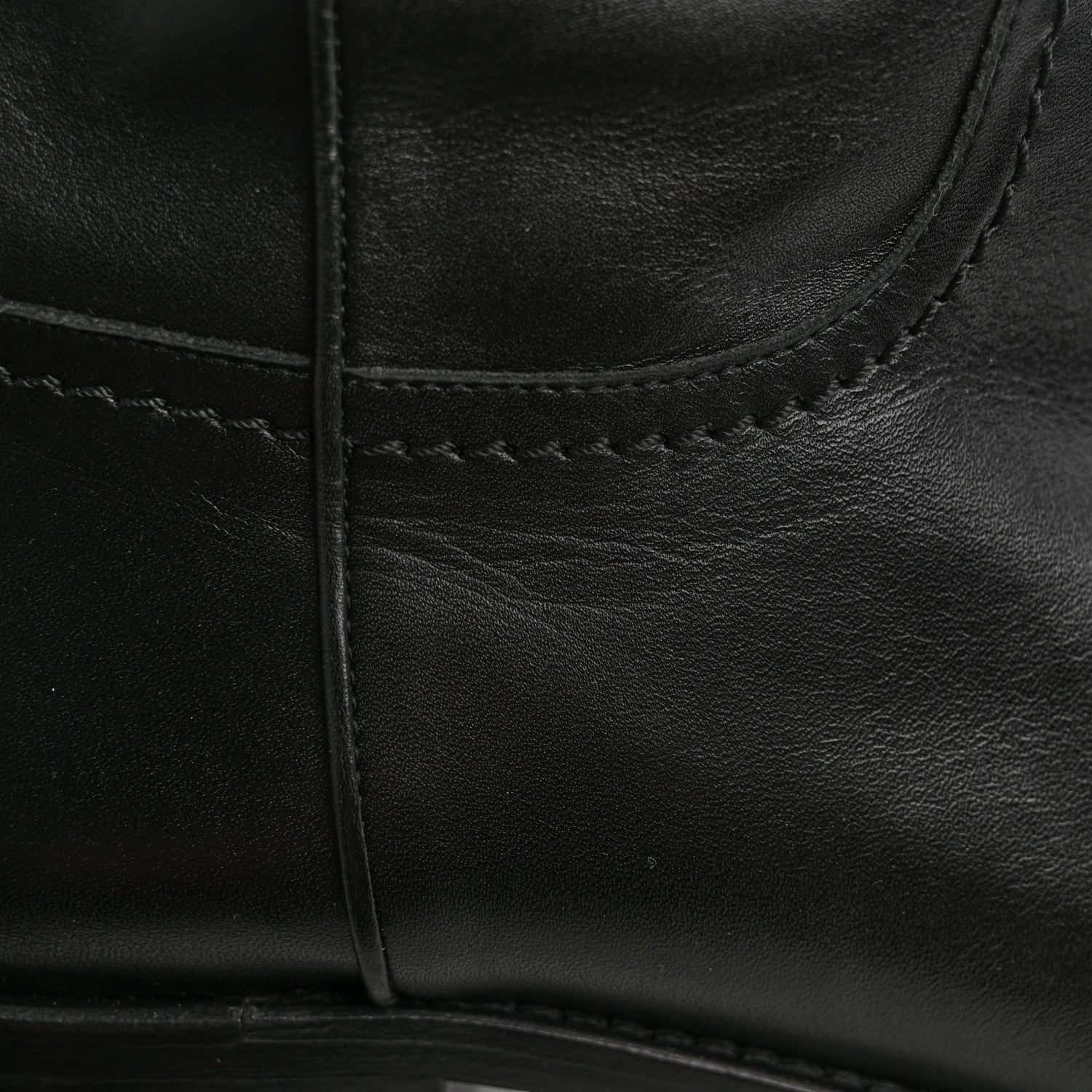 Chanel Calfskin Ascot CC Boots 39 Black 10 of 10