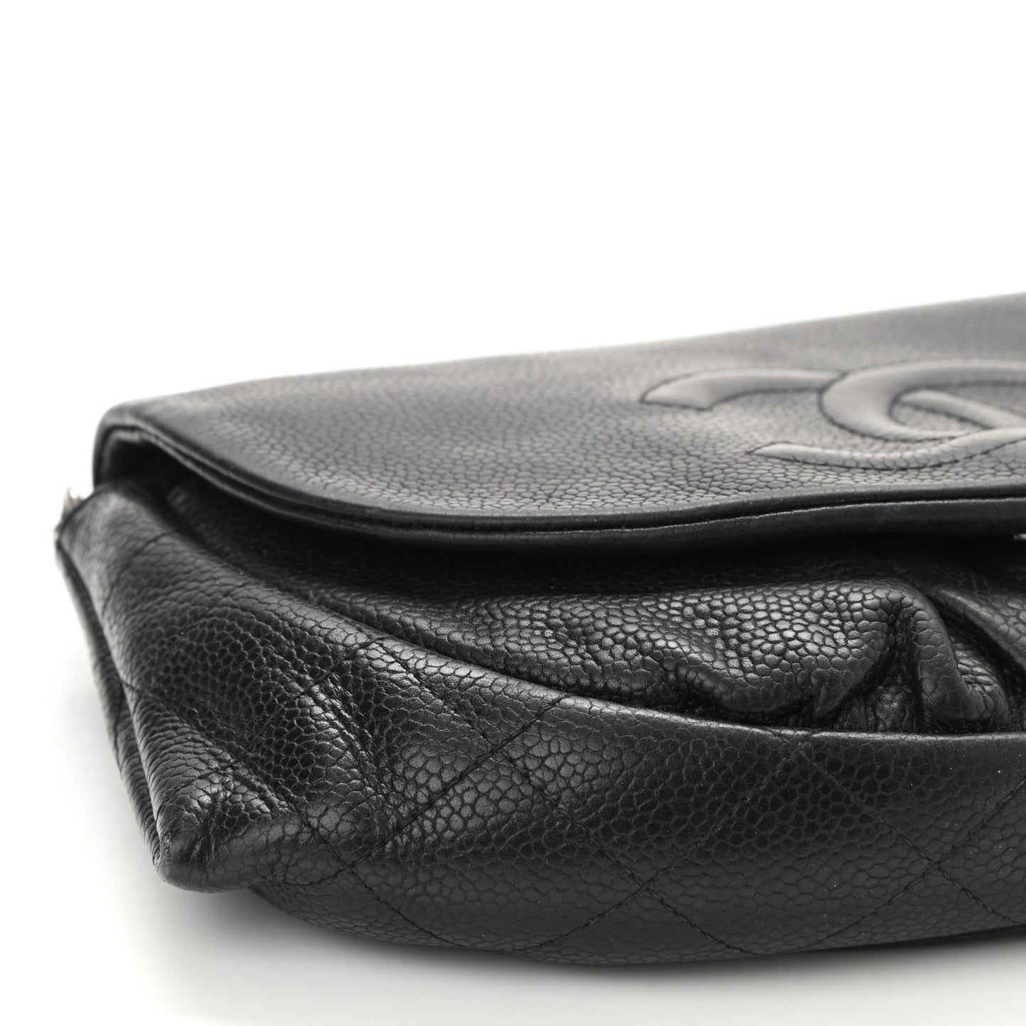 Caviar Half Moon Wallet On Chain WOC Black