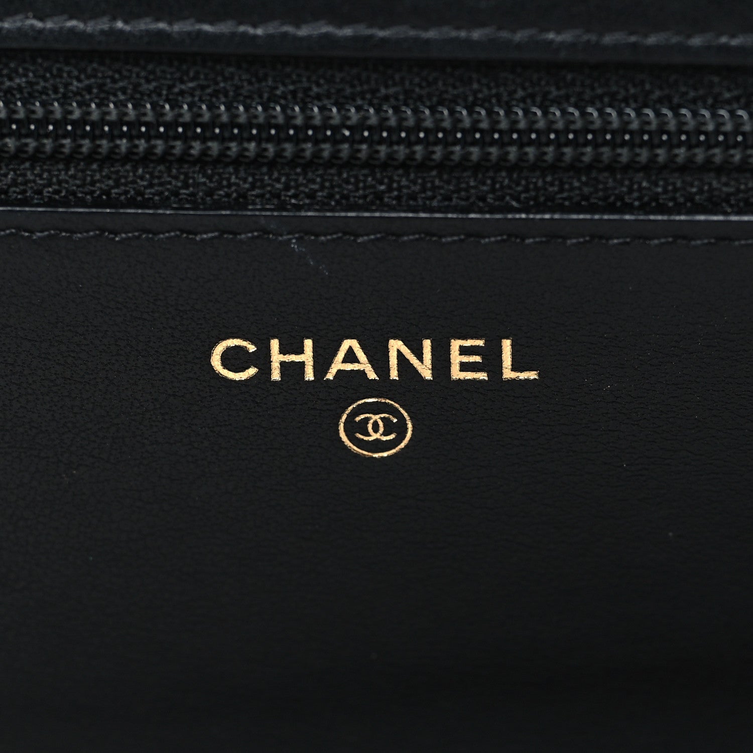 Chanel Caviar Quilted CC Filigree Wallet On Chain WOC Black 6 of 12