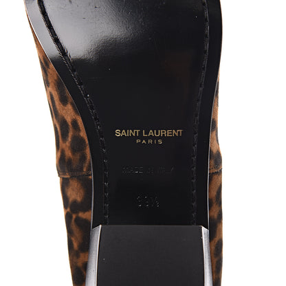 Saint Laurent Suede Blake Ankle Boots 39.5 Leopard 6 of 8
