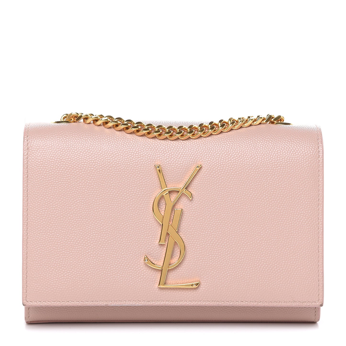 Grain De Poudre Small Monogram Kate Satchel Pale Blush