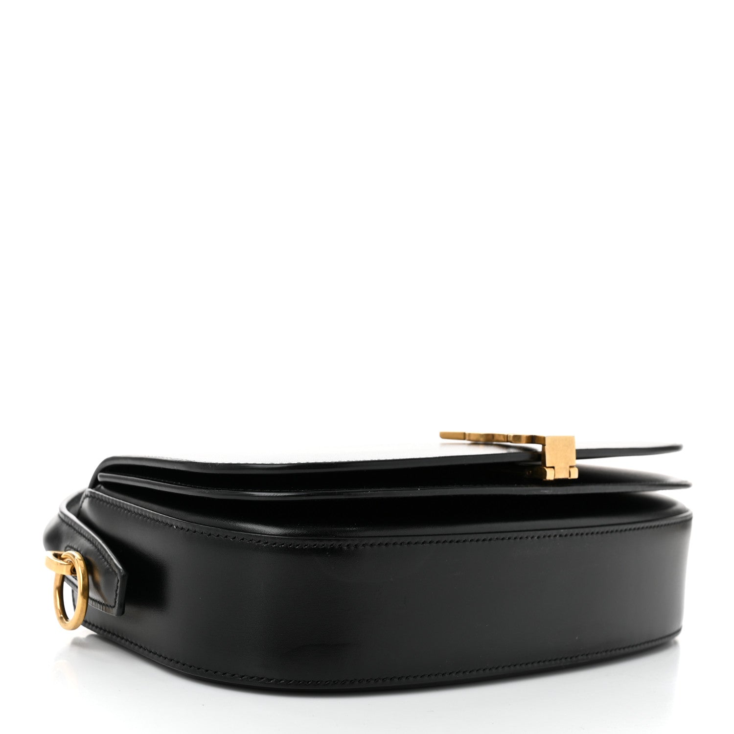 Saint Laurent Box Calfskin Voltaire Top Handle Crossbody Bag Black 4 of 12