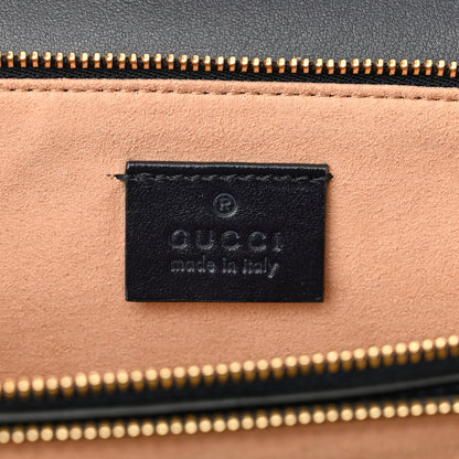 Gucci Crystal Monogram Plutone Calfskin Web Ophidia Flap Messenger Bag Straw Yellow Blue 6 of 10