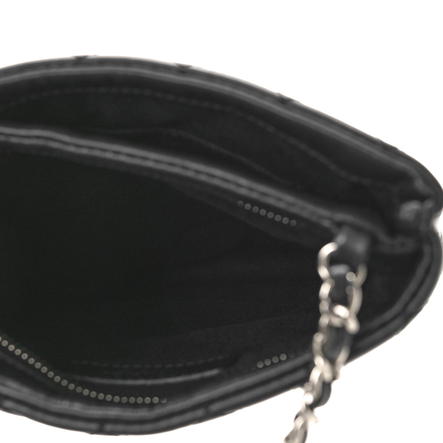 Chanel Aged Calfskin Quilted Crossbody Bag Black 6 of 10
