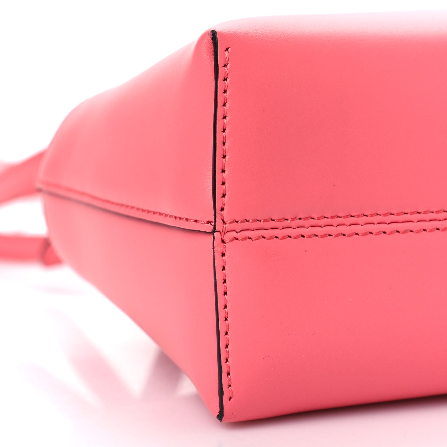 Vitello King Plexiglass Logo Embossed Mini By The Way Top Handle Boston Bag Pink Dalia