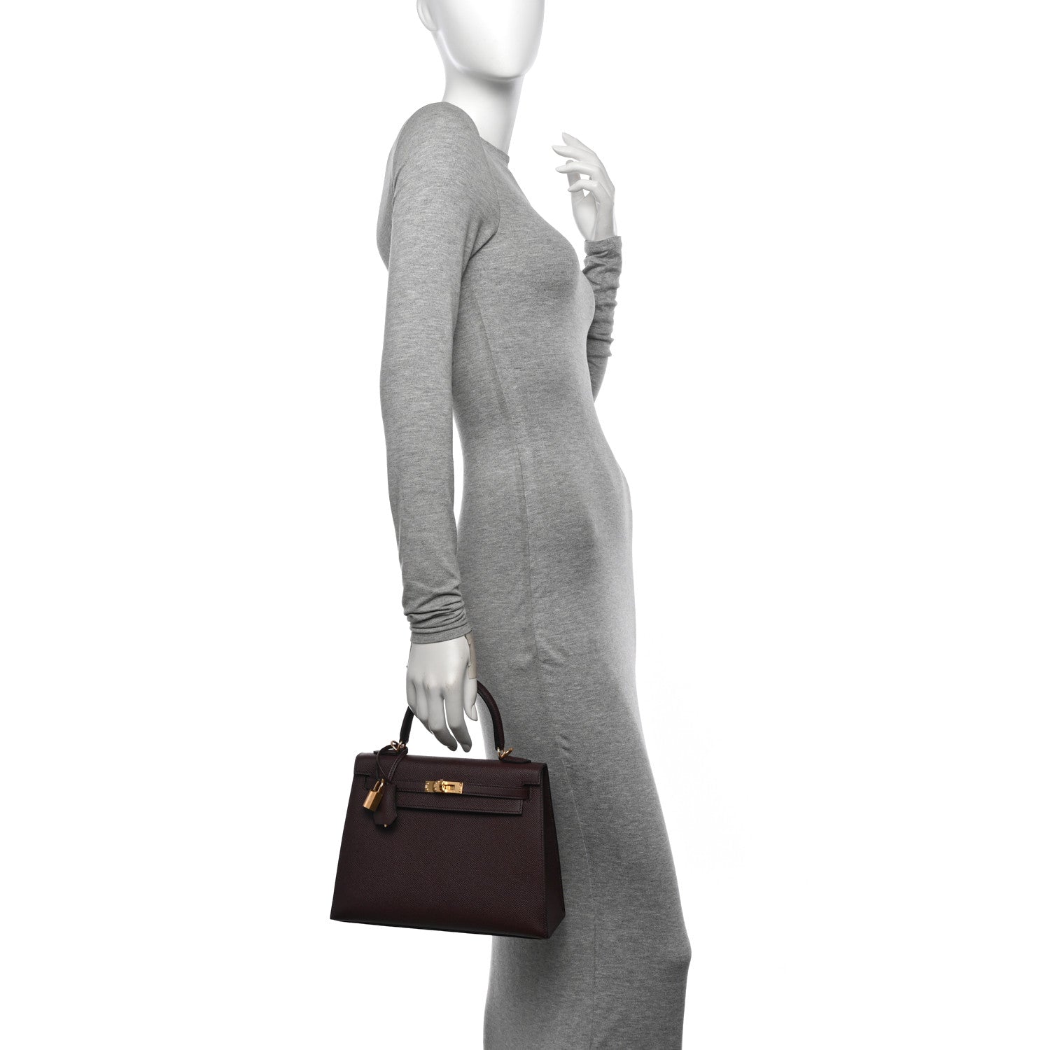 Hermes Epsom Kelly Sellier 25 Rouge Sellier 2 of 13