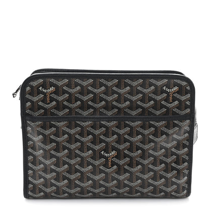 Goyard Goyardine Jouvence MM Toiletry Pouch Black 1 of 8
