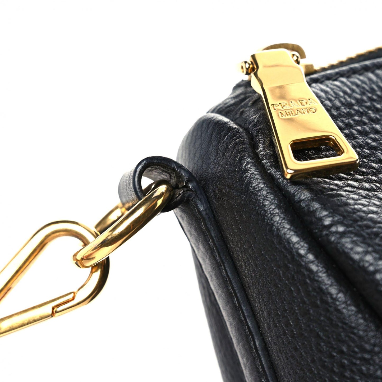 Vitello Daino Tote Black