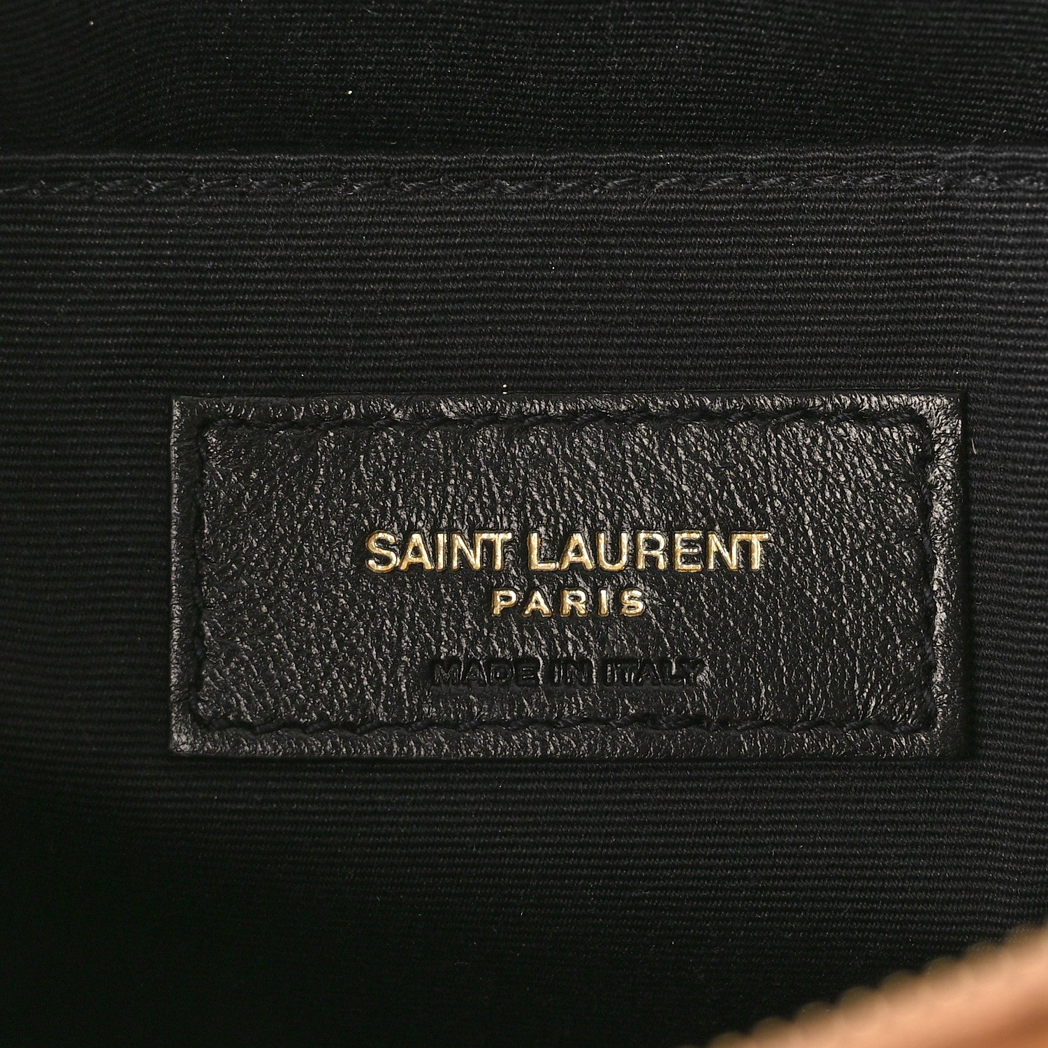 Saint Laurent Calfskin Matelasse Chevron Monogram A5 Wristlet Cork 6 of 8