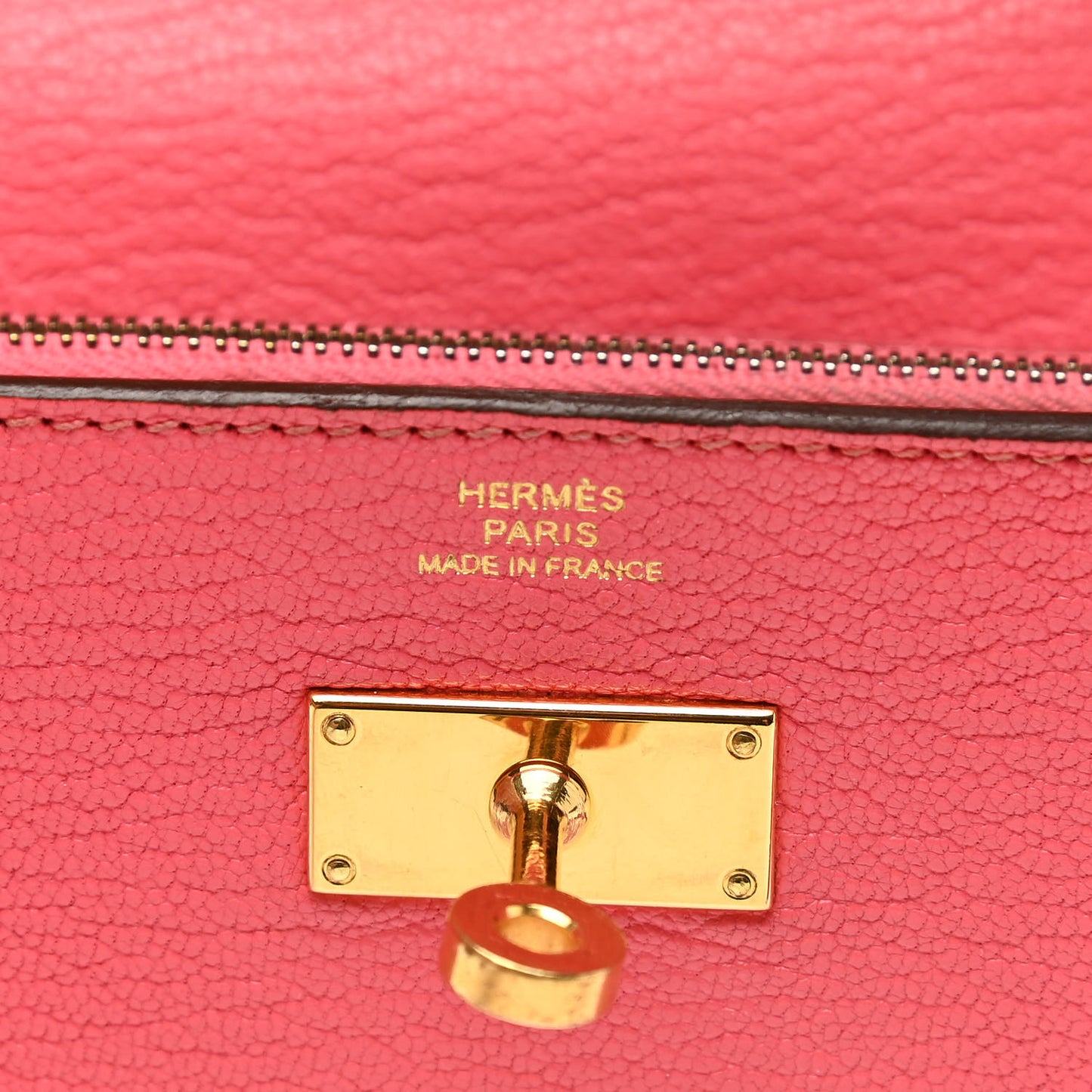 Chevre Mysore Kelly Longue Wallet Rose Azalee